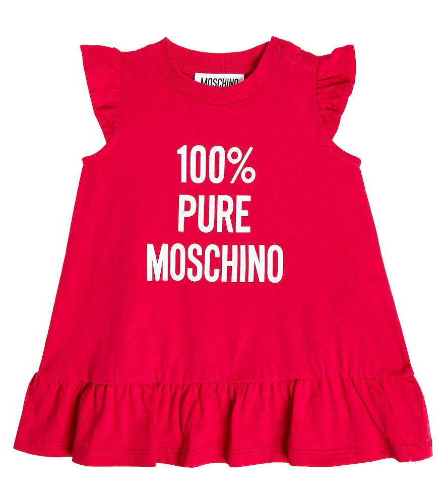 Baby printed cotton jersey dress