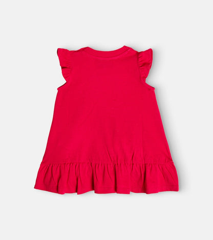 Baby printed cotton jersey dress
