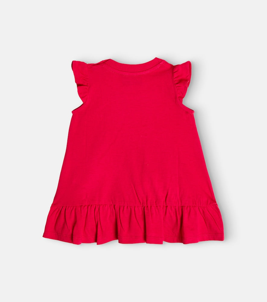 Baby printed cotton jersey dress
