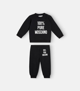 Baby printed cotton jersey tracksuit