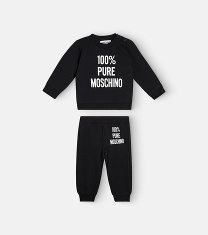 Baby printed cotton jersey tracksuit