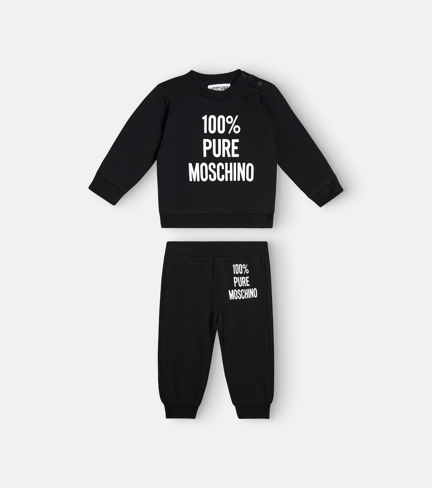 Baby printed cotton jersey tracksuit