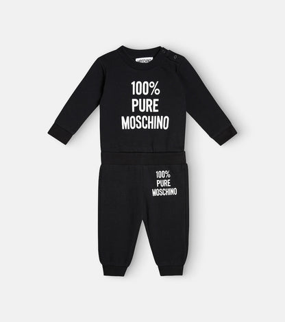 Baby printed cotton jersey tracksuit