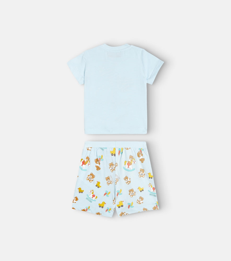 Baby printed jersey T-shirt and shorts set