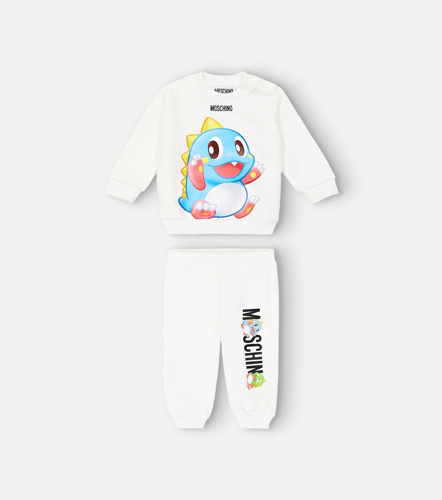 Baby printed cotton jersey tracksuit