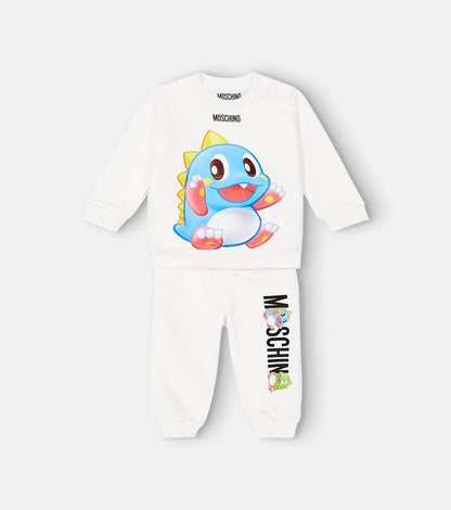 Baby printed cotton jersey tracksuit