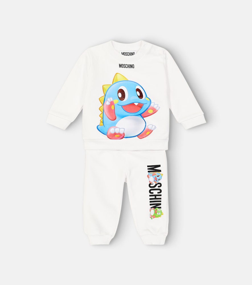 Baby printed cotton jersey tracksuit