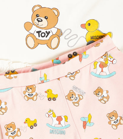 Baby printed jersey T-shirt and leggings set