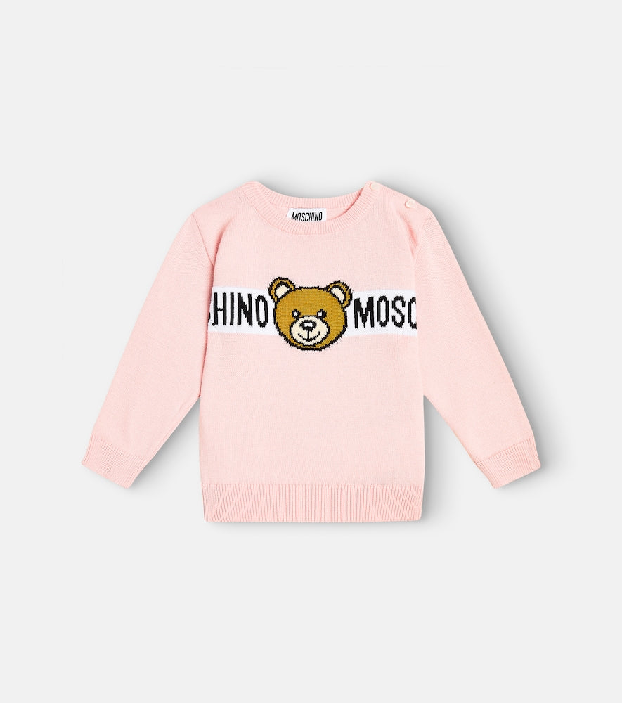 Baby Teddy Bear cotton jersey sweatshirt