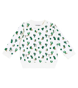 Baby printed cotton-blend sweatshirt