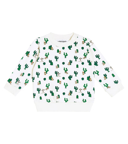 Baby printed cotton-blend sweatshirt