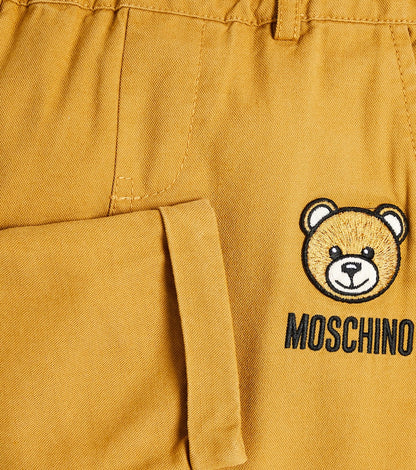 Teddy Bear cotton and linen-blend pants