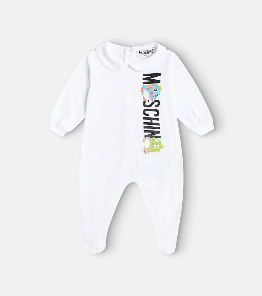 Baby printed cotton jersey onesie