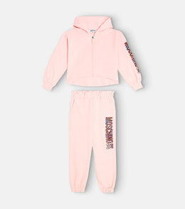 Cotton-blend jersey tracksuit