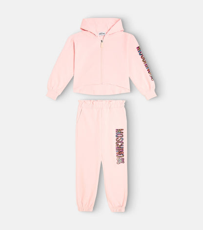 Cotton-blend jersey tracksuit