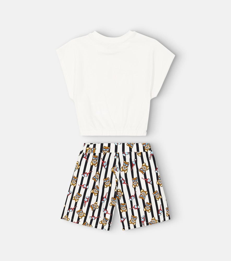 Cotton T-shirt and shorts set