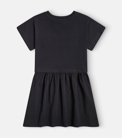 Teddy Bear cotton-blend jersey dress