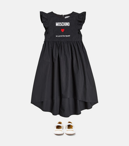 Logo cotton dress