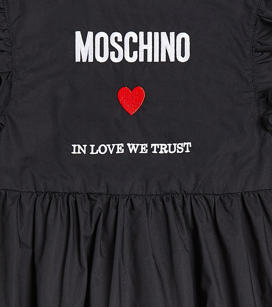 Logo cotton dress