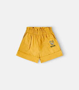 Teddy Bear high-rise cotton shorts