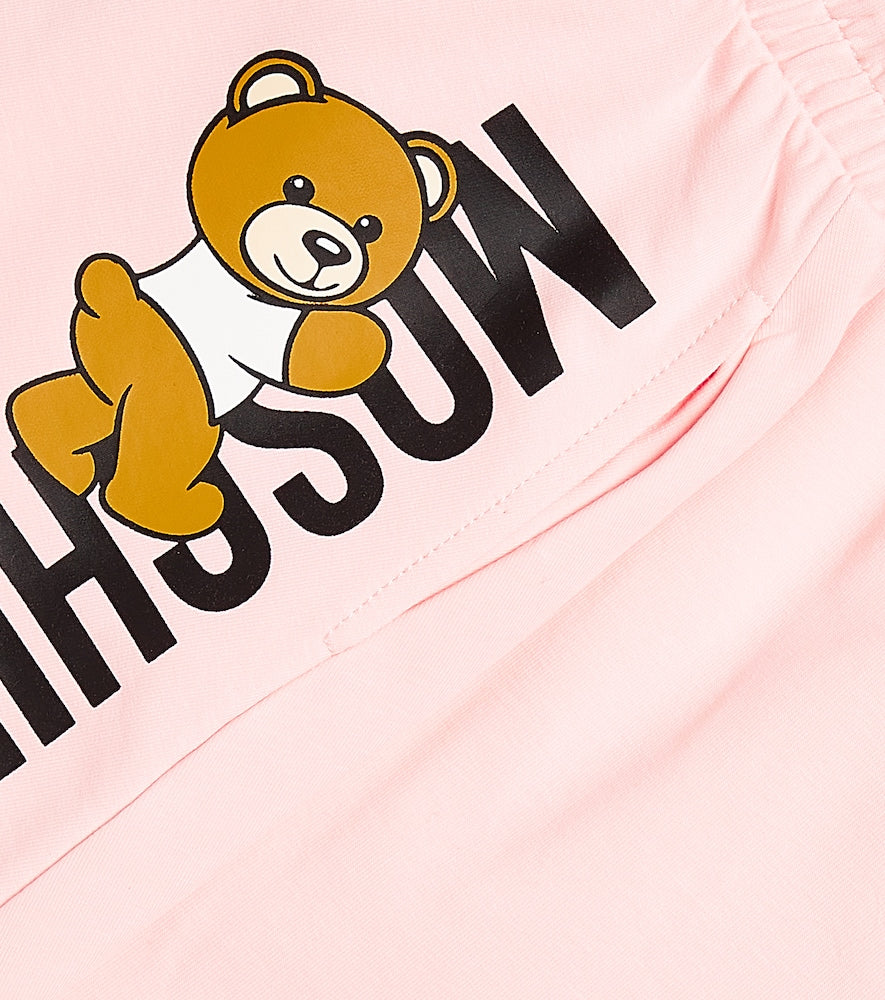 Logo cotton-blend skirt