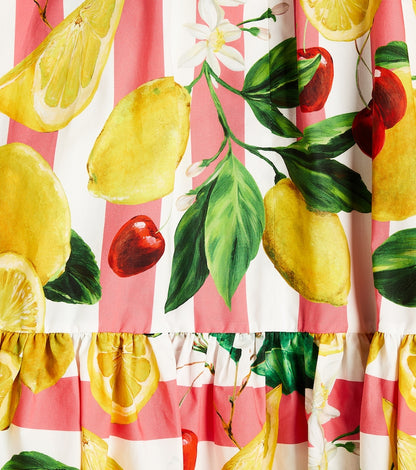 Printed cotton dress