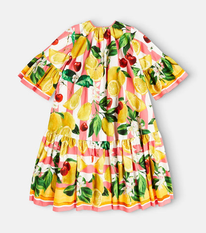 Printed cotton dress
