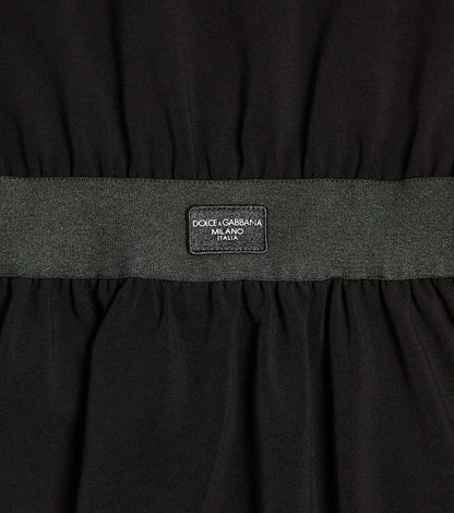 Cotton-blend jersey dress