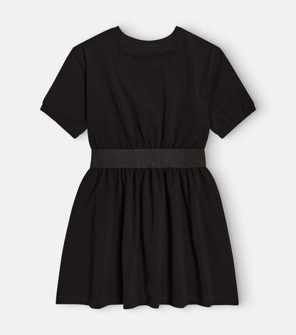 Cotton-blend jersey dress