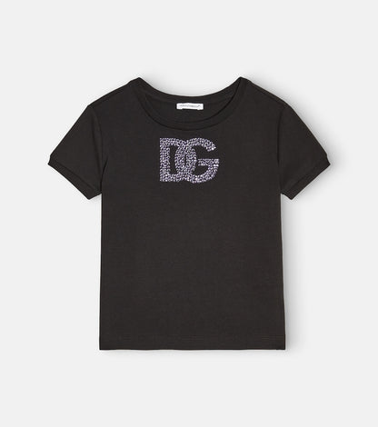 DG embellished cotton jersey T-shirt