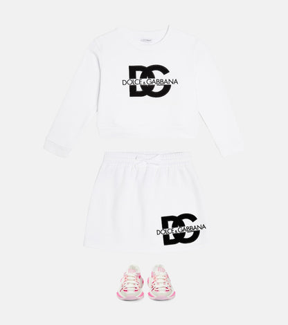 DG cotton jersey sweatshirt