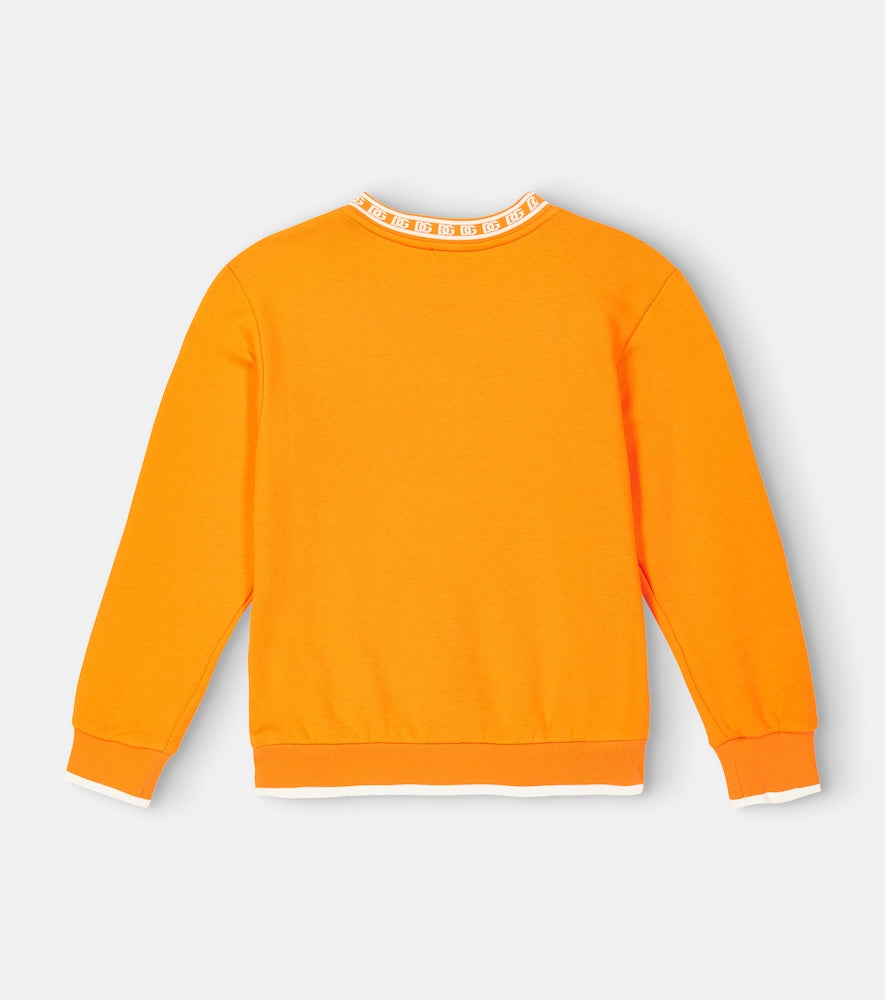 DG cotton jersey sweatshirt