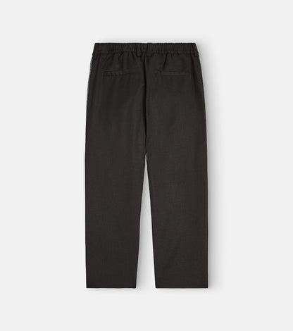 Logo wool track pants
