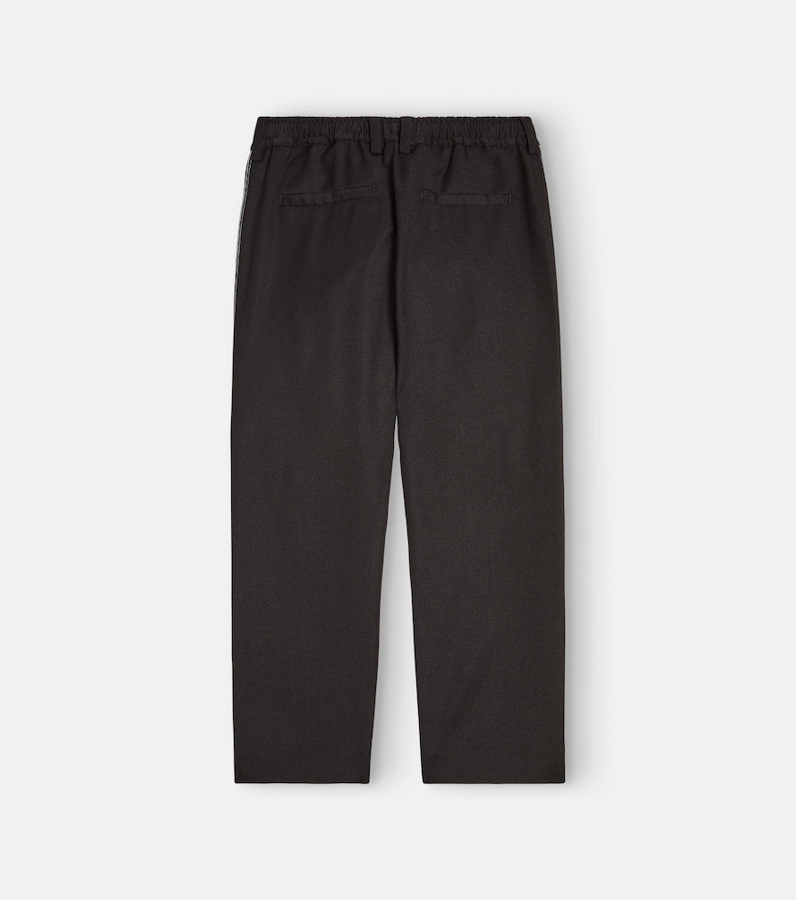 Logo wool track pants