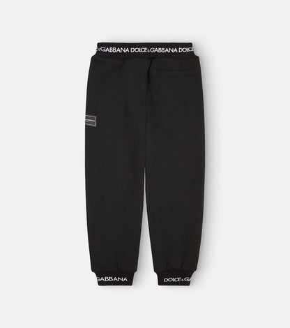 Logo cotton jersey sweatpants