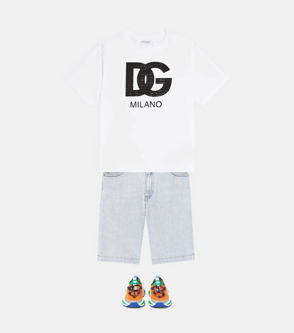 Denim bermuda shorts