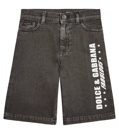 Denim bermuda shorts
