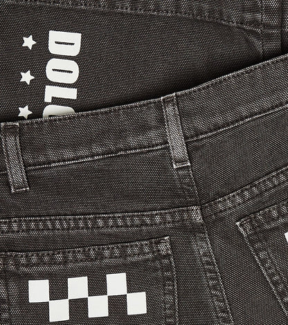 Denim bermuda shorts