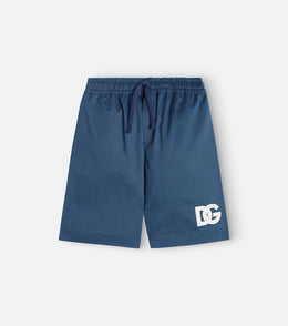 DG cotton-blend jersey shorts