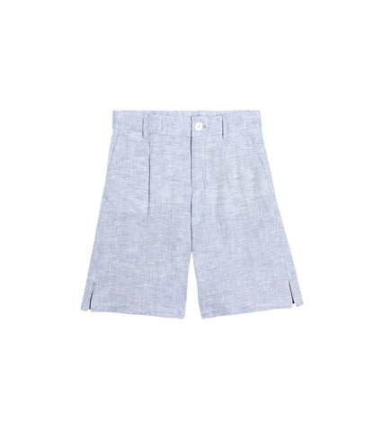Linen bermuda shorts