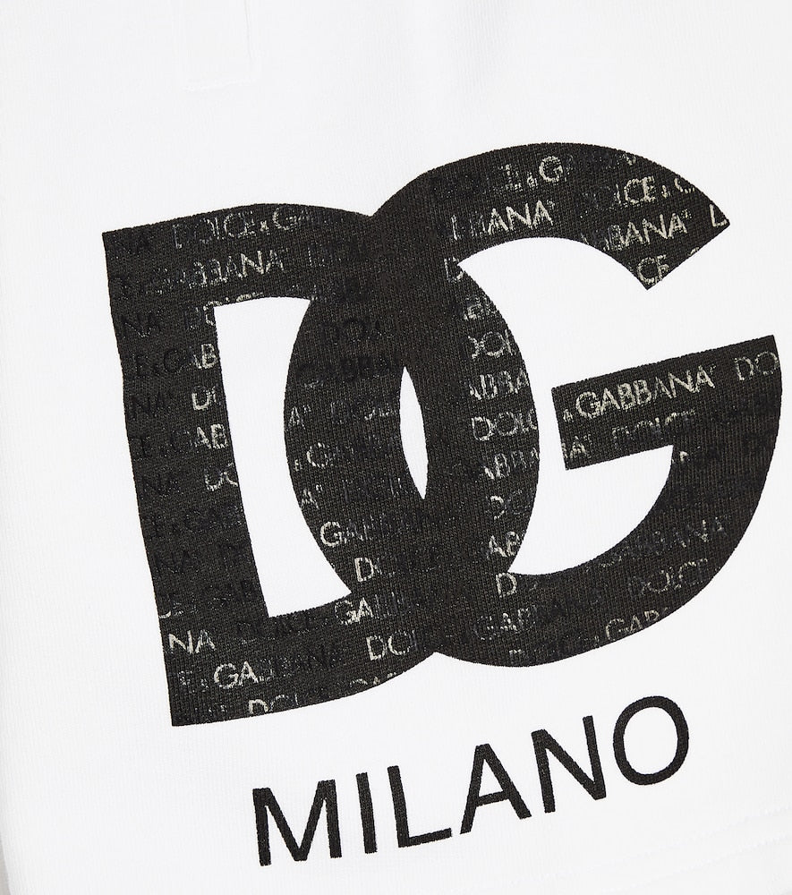 Logo cotton jersey shorts