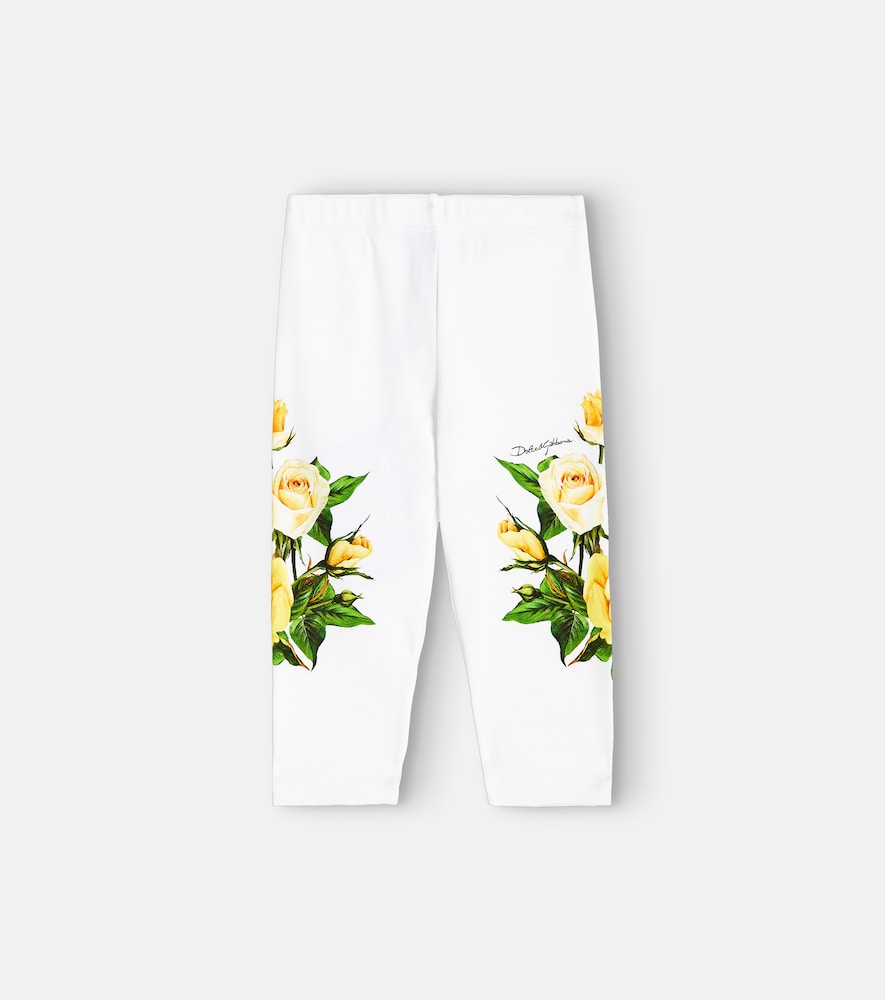 Baby floral jersey leggings