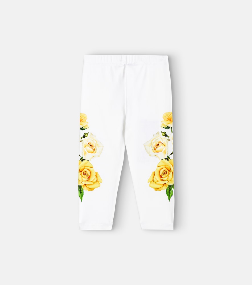 Baby floral jersey leggings