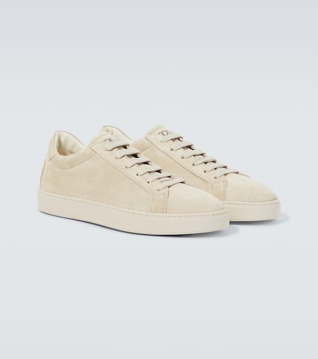 Suede sneakers