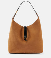 Marcie Small suede shoulder bag