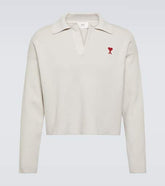 Ami de Cœur cotton-blend polo sweater
