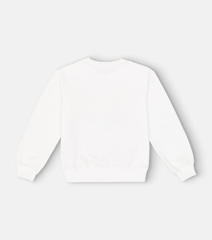 Printed cotton-blend sweatshirt
