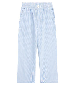Cotton seersucker pants