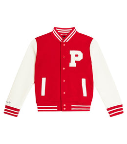 Logo cotton-blend jacket