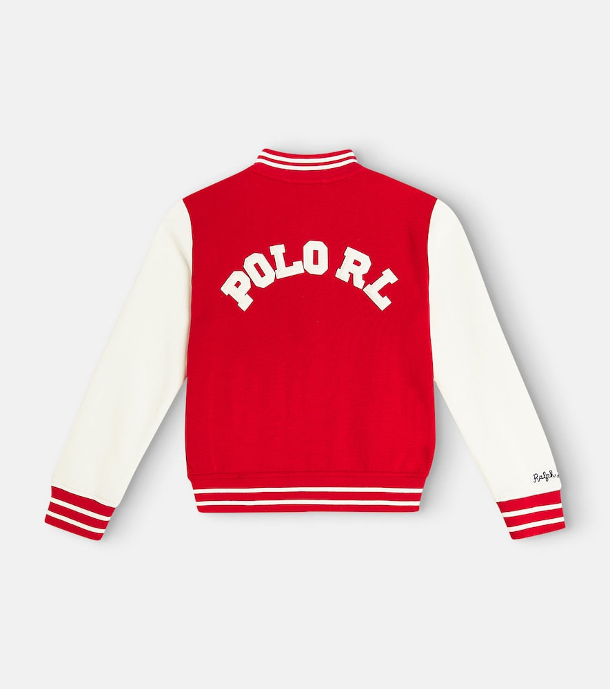 Logo cotton-blend jacket